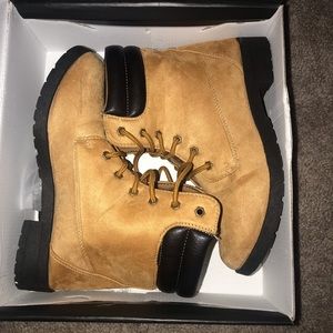 Tan boots